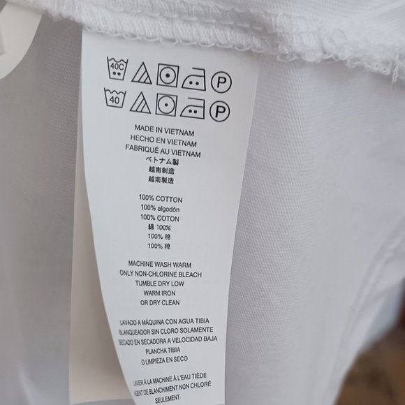 New Michael Kors White Polo Shirt - Picture 5 of 7